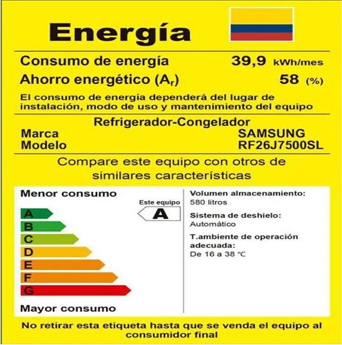Nevecón No Frost 3 Puertas RF26J7500SL/CO 711 Lts Acero Inoxidable - Imagen 8